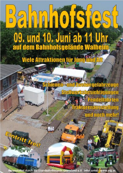 Bahnhofsfest in Walheim